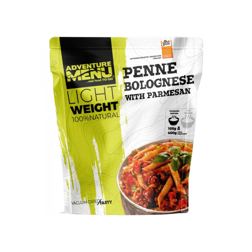 Adventure menu penne s boloňskou omáčkou - Porce: Standard Adventure menu penne s boloňskou omáčkou - Porce: Standard