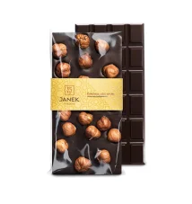 Hořká čokoláda s lískovými ořechy